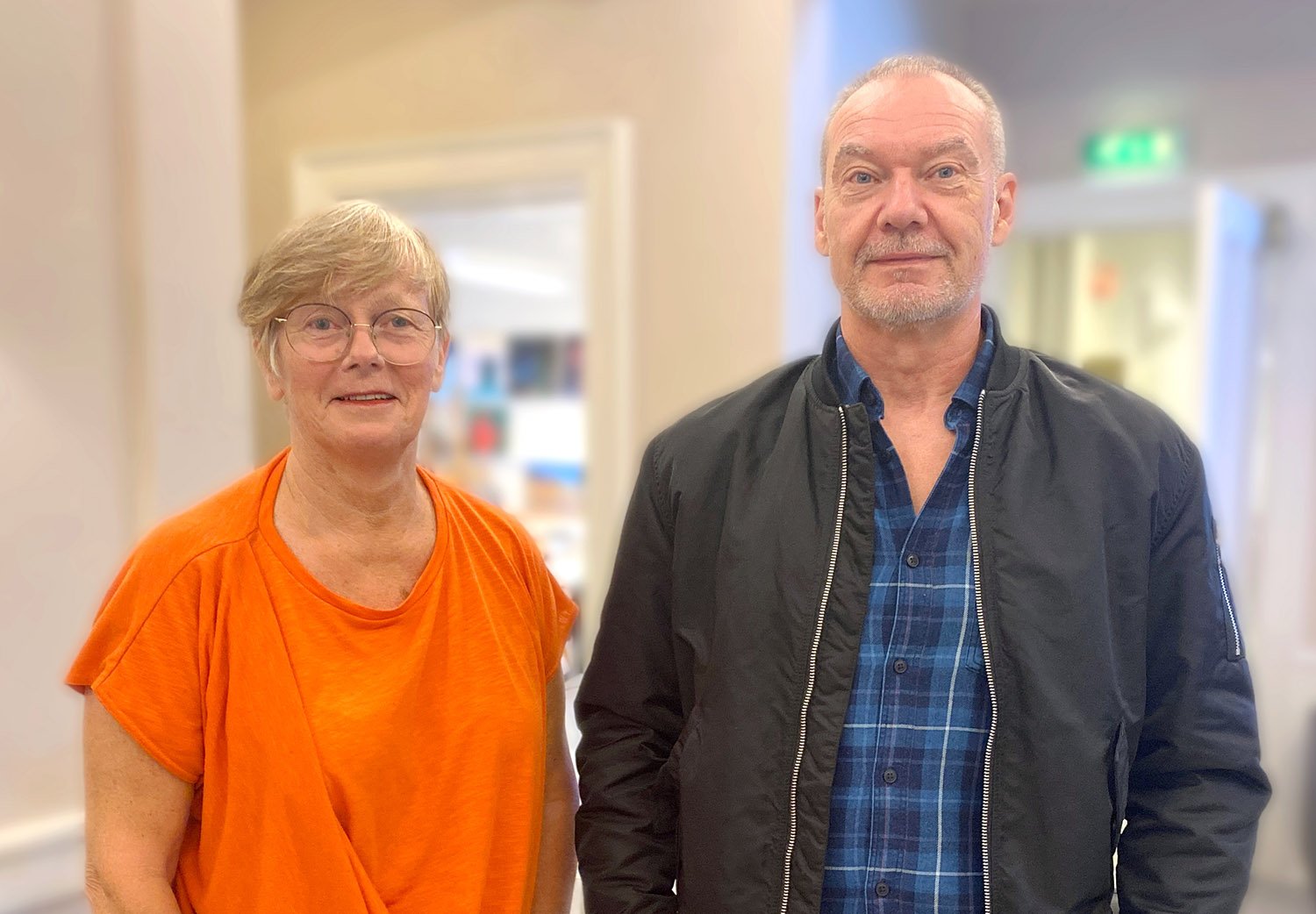 Sissel Halvorsen (venstre) og Svein Roger Vang Nilsen. 