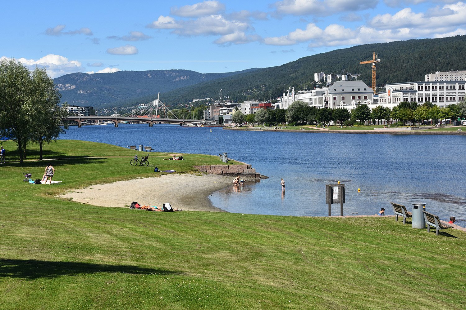 Badeplasser | Drammen Kommune